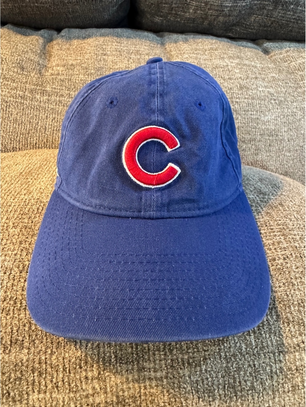New Era 9TWENTY Chicago Cubs World Series W Flag Adjustable Hat Blue Dad Cap